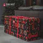 Alternate image 2 for Tree Nest Black Rolling Christmas Tree Storage Bag 9ft Christmas Tree Box for Artificial Disassembled Trees