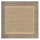 Alternate image 0 for Couristan 7.5' Beige and Brown Square Polypropylene Area Throw Rug