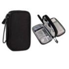 Alternate image 3 for Infinity Merch Organizer Electronic Double Layer Travel Gadget Carry Bag in Black