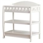 Alternate image 0 for Slickblue Modern White Wooden Baby Changing Table with Safety Rail Pad and Strap