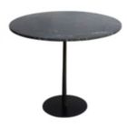 Alternate image 0 for BIDK Home 35.5" Black Contemporary Solid Round Dining Table