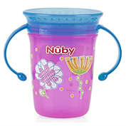 Nuby No Spill 2-Handle 360 Wonder Cup, Pink