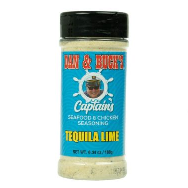Dan & Buck's Tequila Lime Seasoning Seafood & Chicken Rub Garlic Onion Salt 6 oz. View a larger version of this product image.