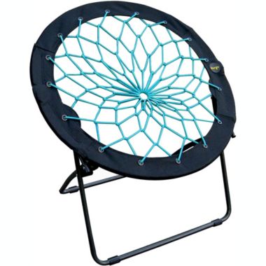 Zenithen Bunjo Bungee Dish Chair, Teal, 33" (Pack of 1). View a larger version of this product image.