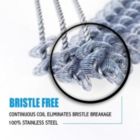 Alternate image 2 for Kona Safe/Clean Bristle-Free Grill Brush - 18" Stainless Steel