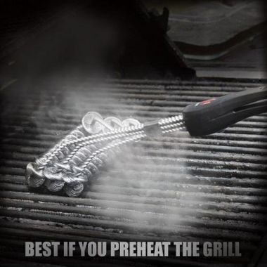 Kona Safe/Clean Bristle-Free Grill Brush - 18" Stainless Steel. View a larger version of this product image.