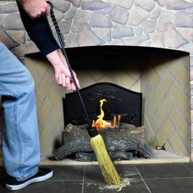 Minuteman Individual Wrought Iron Brush - Rope Design. View a larger version of this product image.