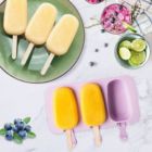 Alternate image 0 for Stock Preferred Popsicle Maker Mold with Lid & 150pcs Stick Oval 1Pcs Purple