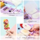 Alternate image 2 for Stock Preferred Popsicle Maker Mold with Lid & 150pcs Stick Oval 1Pcs Purple