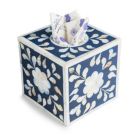 Alternate image 0 for GAURI KOHLI Jodhpur Mother of Pearl Tissue Box Cover - Blue