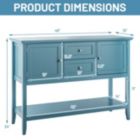 Alternate image 2 for Slickblue Wooden Sideboard Buffet Console Table with Drawers and Storage