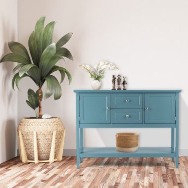 Slickblue Wooden Sideboard Buffet Console Table with Drawers and Storage. View a larger version of this product image.