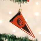 Alternate image 1 for Old World Christmas Hanging Glass Tree Ornament, Oregon State University Pennant