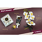 Alternate image 1 for Lovery Home Spa Gift Baskets - Plant Essential Oil with White Orchid Soap Petals