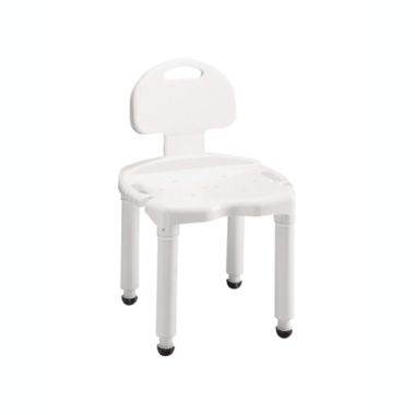 Carex Bath Seat And Shower Chair With Back For Seniors, Elderly, Disabled, Handicap, and Injured Persons, Supports Up To 400lbs. View a larger version of this product image.