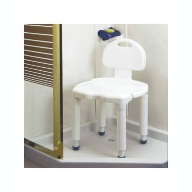 Carex Bath Seat And Shower Chair With Back For Seniors, Elderly, Disabled, Handicap, and Injured Persons, Supports Up To 400lbs. View a larger version of this product image.