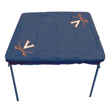 Rivalry Sports Team Logo Design Outdoor Travel Tailgating Virginia Card Table Cover. View a larger version of this product image.