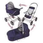Alternate image 3 for Badger Basket Co. English Style 3-in-1 Doll Pram, Carrier, and Stroller