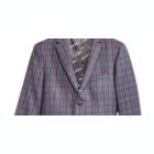 Alternate image 1 for DKNY Big Boy's Plaid Print Jacket Gray Size 12