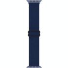 Alternate image 2 for Worryfree Gadgets Stretchy Nylon Band for Apple Watch 38/40/41mm, 42/44/45mm iWatch Series 8 7 6 5 4 3 2 1 &SE - 42/44/45mm - Dark Blue
