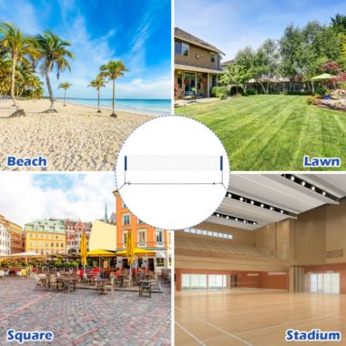 Slickblue Portable 10" x 5"  Badminton Beach Tennis Training Net. View a larger version of this product image.