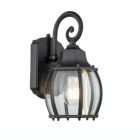 Alternate image 0 for ELE Light & Decor Ares Black Outdoor Hardwired Wall Lantern Sconce with No Bulbs Included