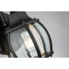 Alternate image 1 for ELE Light & Decor Ares Black Outdoor Hardwired Wall Lantern Sconce with No Bulbs Included