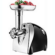 Lexi Home Chefman Meat Grinder Sausage Stuffer 3 Size Stainless Steel Grinding Plate 550W