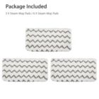 Alternate image 2 for Kitcheniva 3Pcs Microfiber Steam Mop Pads Refill Replacement For Shark Vacuum