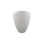 Alternate image 0 for BIDK Home 7.5" Alabaster White Matte Finish Glass Vase Small