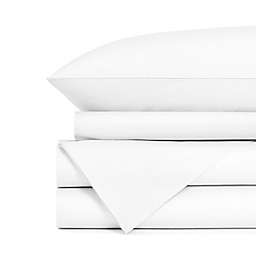 Standard Textile Home - Classic Cotton Sheet Set, White, Full