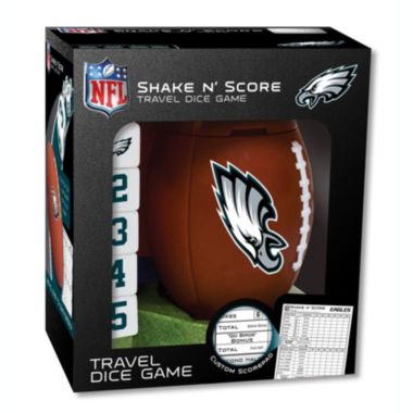 MasterPieces Officially Licsenced NFL Philadelphia Eagles Shake N' Score Dice Game for Kids and Families. View a larger version of this product image.
