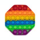 Alternate image 0 for Pop Toy Silicone Bubble Popping Game, Rainbow Octagon   Push Pop Fidget Sensory Toy For Special Needs, ADD, ADHD   Anxiety And Stress Relief Game, Novelty Gift for Kids