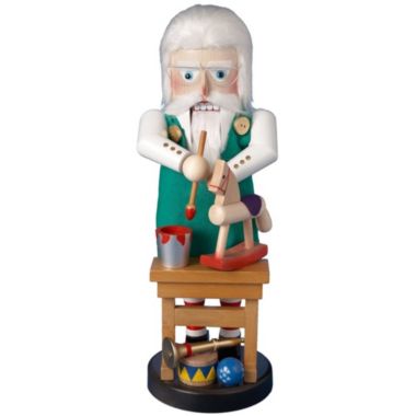 Kurt Adler North Pole Toymaker Santa Christmas Nutcracker, 17". View a larger version of this product image.