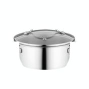 BergHOFF Comfort 6.25" 18/10 Covered Stockpot Stainless Steel, 1.7 Qt