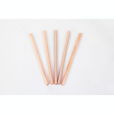 Alchemade Copper Straws - No Copper Cup Required! (5.5", 5 pcs). View a larger version of this product image.