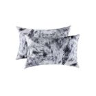 Alternate image 0 for HomeRoots Home Decor. 12 x 20 x 5 Salt And Pepper Black And White Cowhide  Pillow 2 Pack.