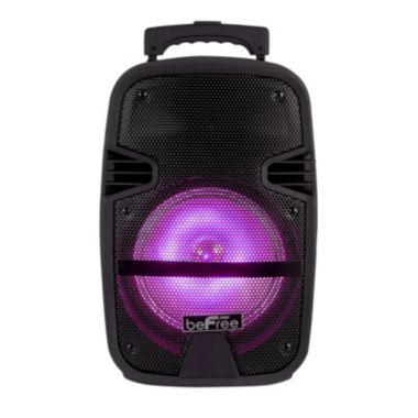 beFree Sound 8 Inch 400 Watt Bluetooth Portable Party PA Speaker System with Illuminating Lights. View a larger version of this product image.