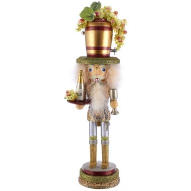 Kurt Adler Hollywood Wine Hat Nutcracker, 19.5". View a larger version of this product image.