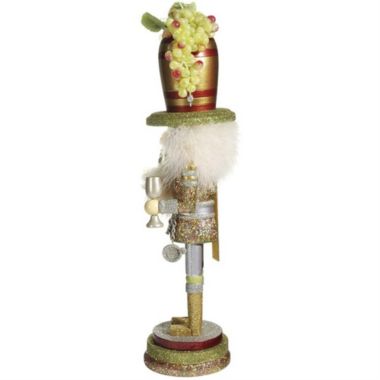 Kurt Adler Hollywood Wine Hat Nutcracker, 19.5". View a larger version of this product image.