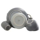 Alternate image 2 for Elama Tahitian Grand 16 Piece Stoneware Dinnerware Set in Gray