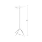 Alternate image 1 for BreeBe Silver Clothes Drying Rack with Rotary Arms