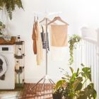 Alternate image 3 for BreeBe Silver Clothes Drying Rack with Rotary Arms