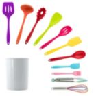 Alternate image 0 for MegaChef Mulit-Color Silicone Cooking Utensils, Set of 12