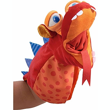 HABA Glove Puppet Eat-It-Up with Built in Belly Bag to Feed The Monster. View a larger version of this product image.