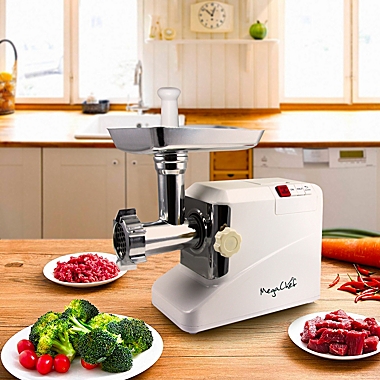 MegaChef 1200 Watt Powerful Automatic Meat Grinder for Household Use 