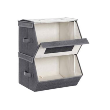 BreeBe Transparent Windows Storage Bins. View a larger version of this product image.