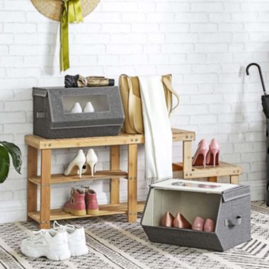 BreeBe Transparent Windows Storage Bins. View a larger version of this product image.