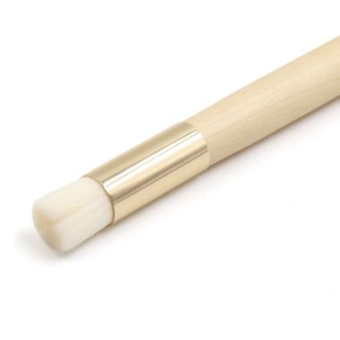 Unique Bargains Wood & Synthetic Fibre Face Washing Brush, Soft Flat Top Wood Handle Blackhead Nose Pore Face Cleaning Washing Facial Brush Tools, Small Beige. View a larger version of this product image.