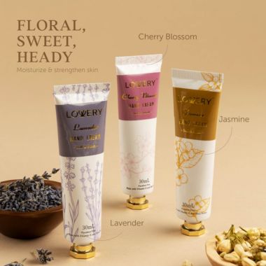 Lovery Aromatherapy Lotion Home Spa Gift Box - Hand Cream Set. View a larger version of this product image.